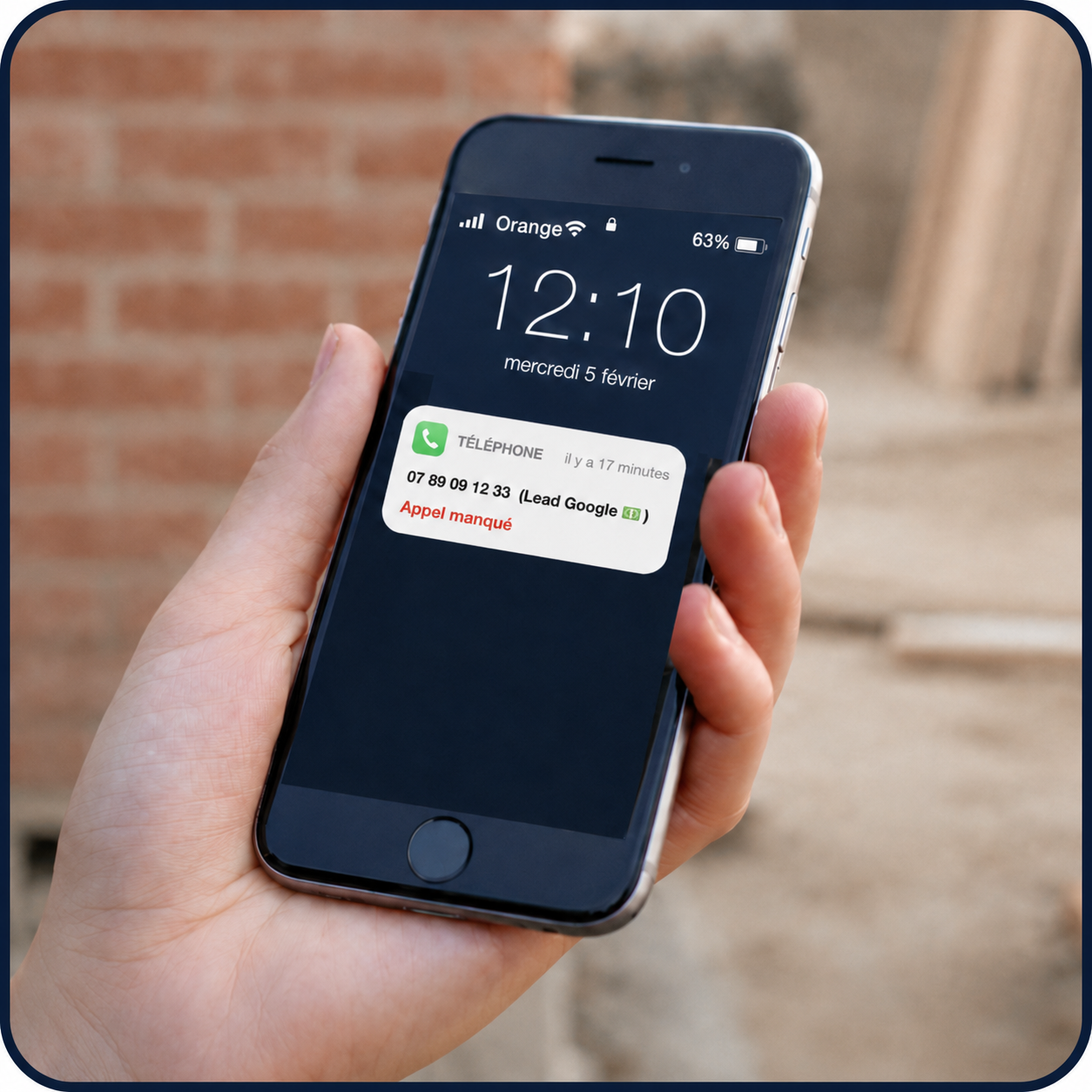 Appel Google manqué sur téléphone