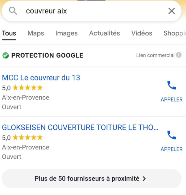 Visibilité Google
